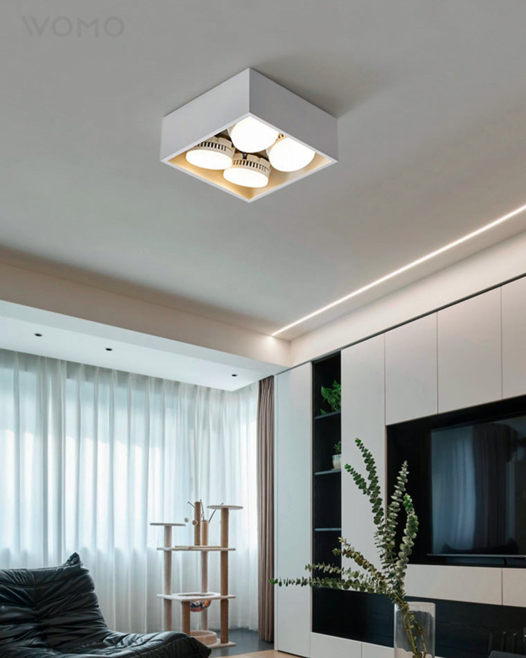 WOMO Square Flush Mount Ceiling Light-WM1023
