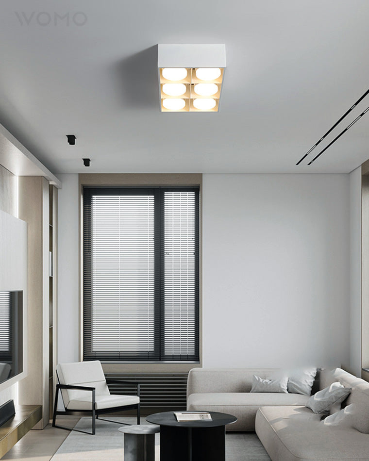 WOMO Square Flush Mount Ceiling Light-WM1023