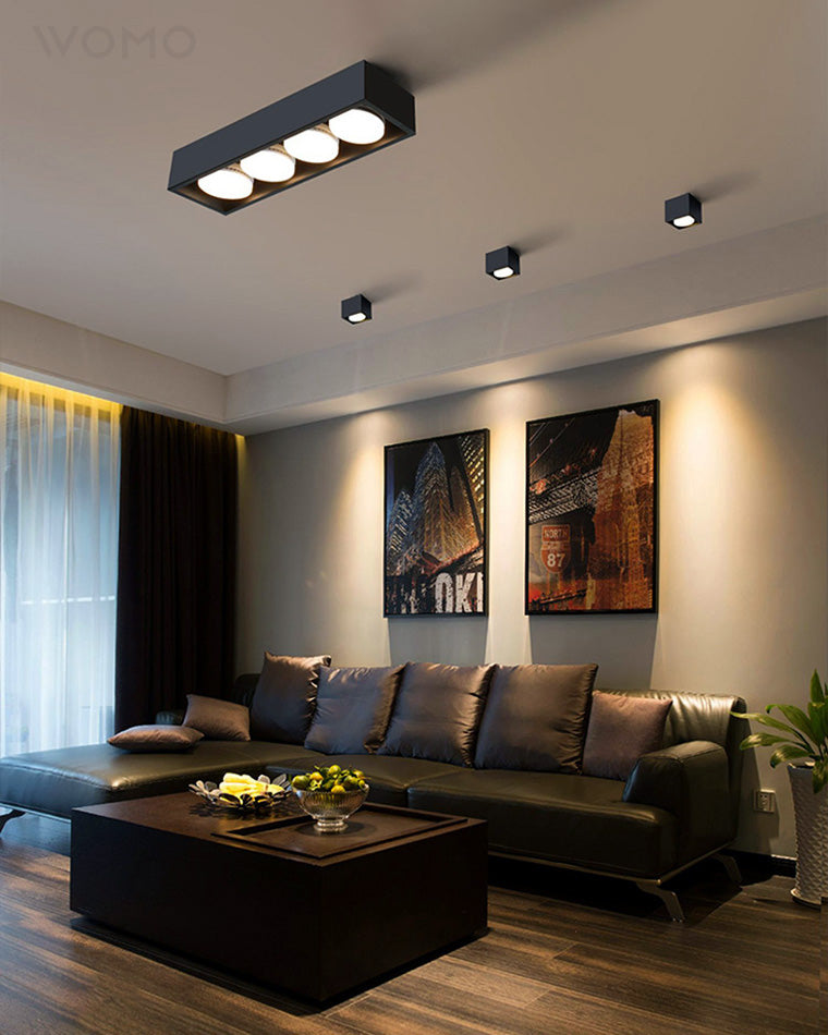 WOMO Square Flush Mount Ceiling Light-WM1023