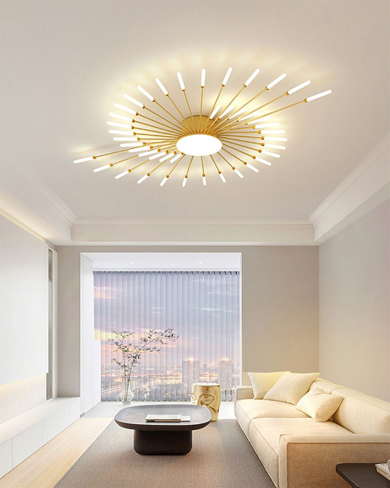 WOMO Fireworks Swirl Ceiling Light-WM1001