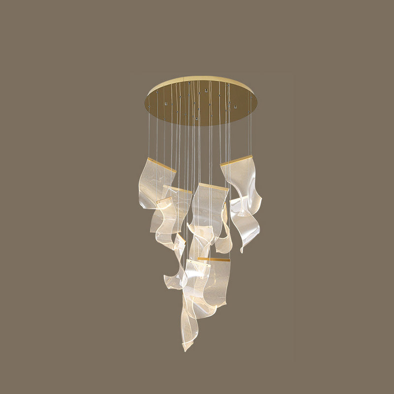 WOMO Breeze Dimmable Acrylic Chandelier-WM2158