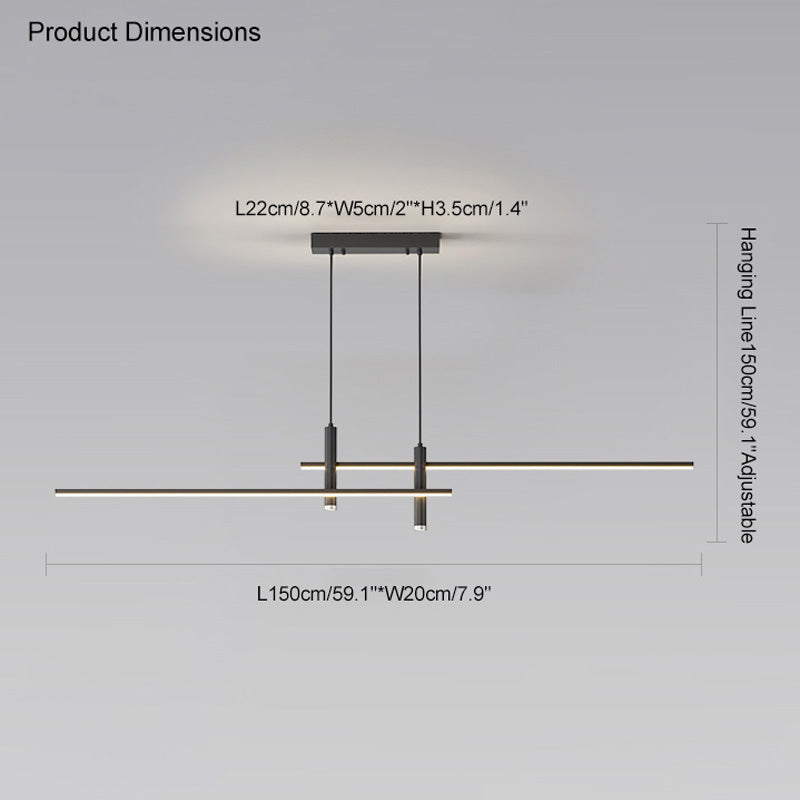 WOMO Spotlight Linear Pendant Light-WM2037