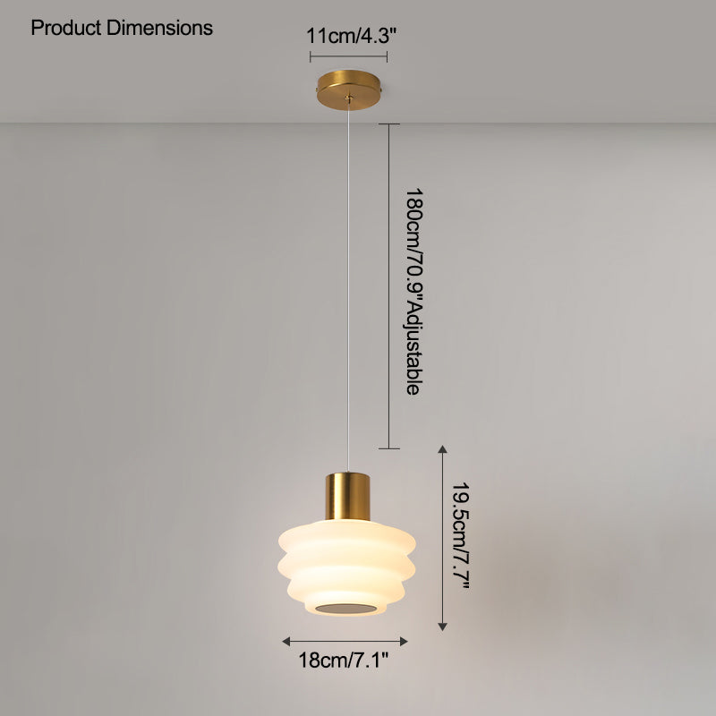 WOMO Small Pendant Light for Bedroom-WM2228