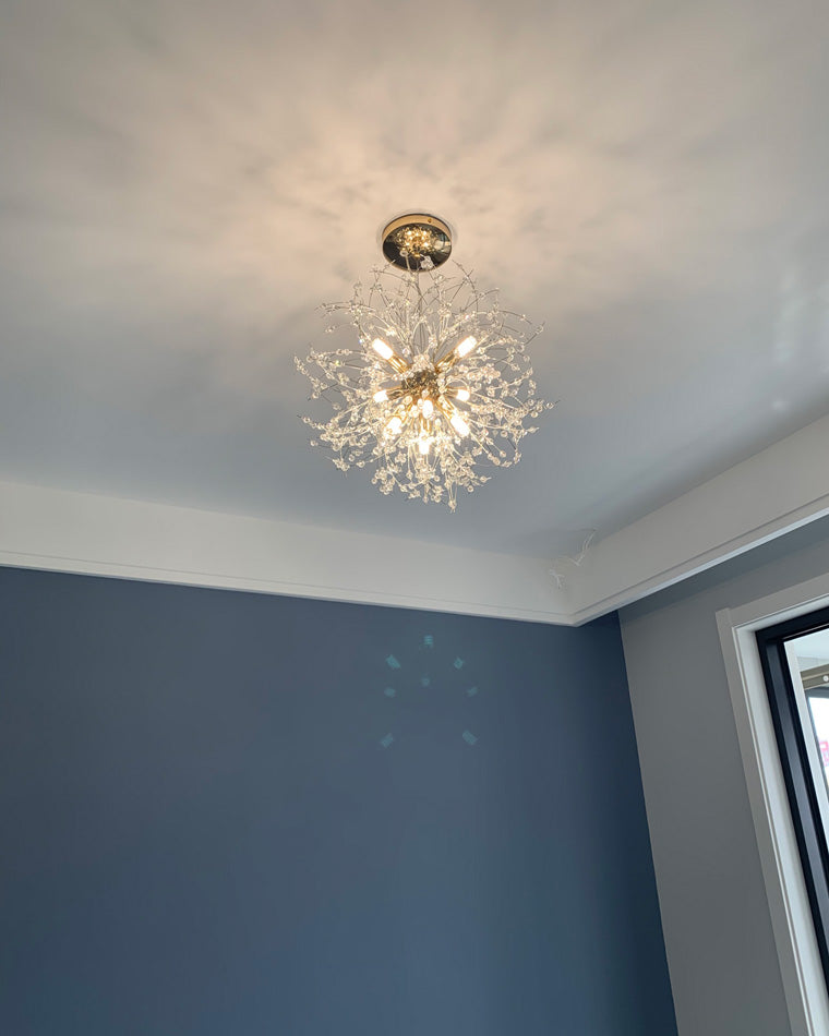 WOMO Dandelion Globe Crystal Chandelier-WM2004