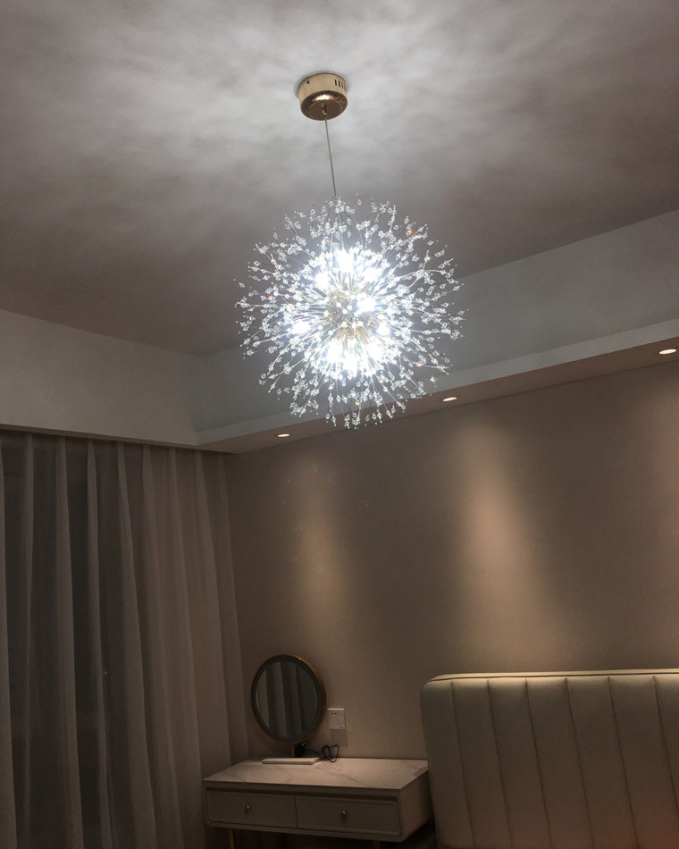 WOMO Dandelion Globe Crystal Chandelier-WM2004
