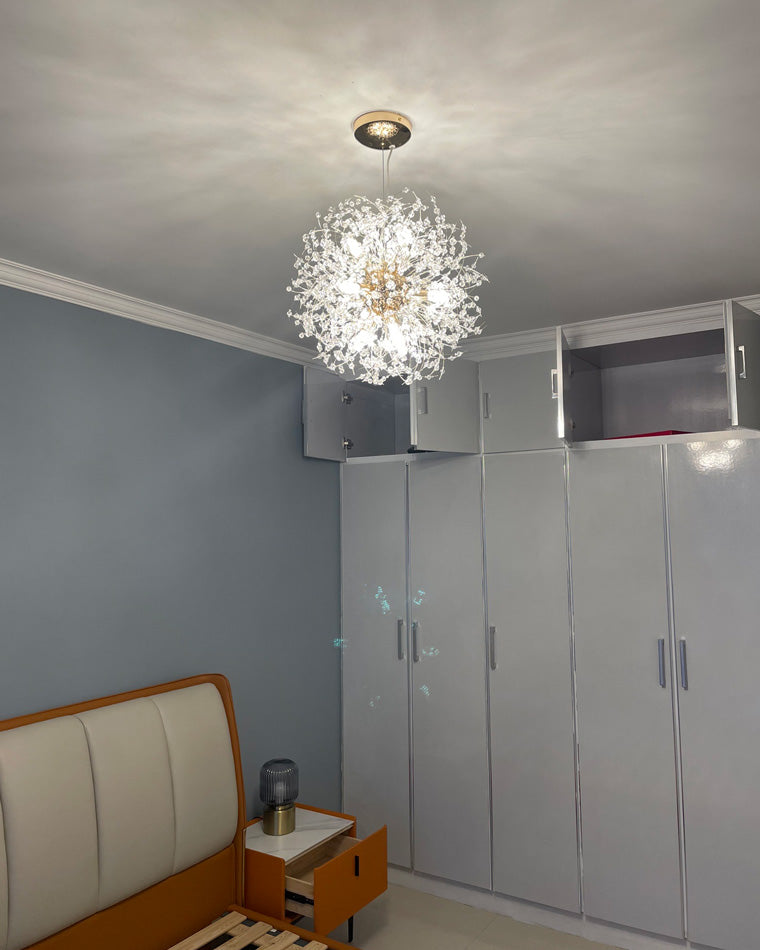 WOMO Dandelion Globe Crystal Chandelier-WM2004