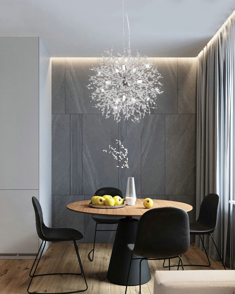 WOMO Dandelion Globe Crystal Chandelier-WM2004