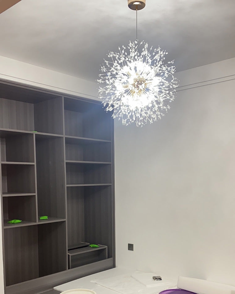 WOMO Dandelion Globe Crystal Chandelier-WM2004