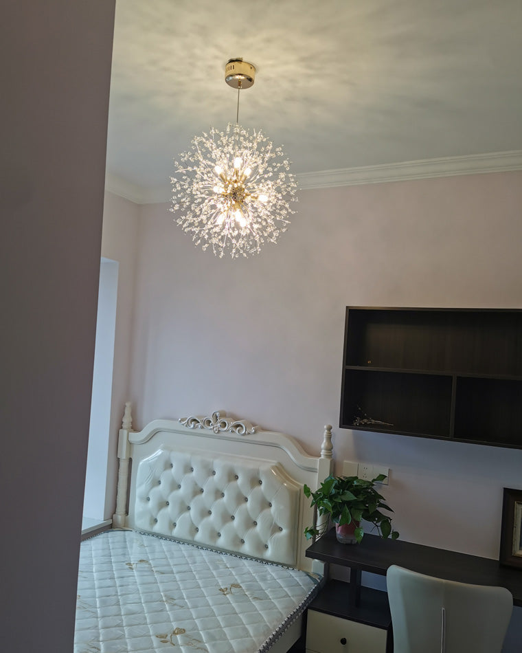 WOMO Dandelion Globe Crystal Chandelier-WM2004