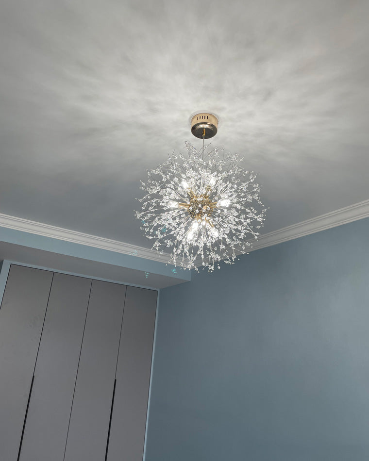 WOMO Dandelion Globe Crystal Chandelier-WM2004