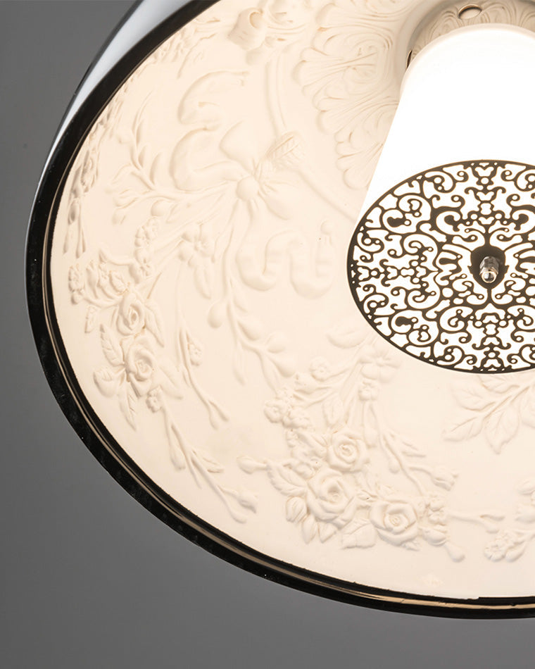 WOMO Embossed Dome Pendant Light-WM2047