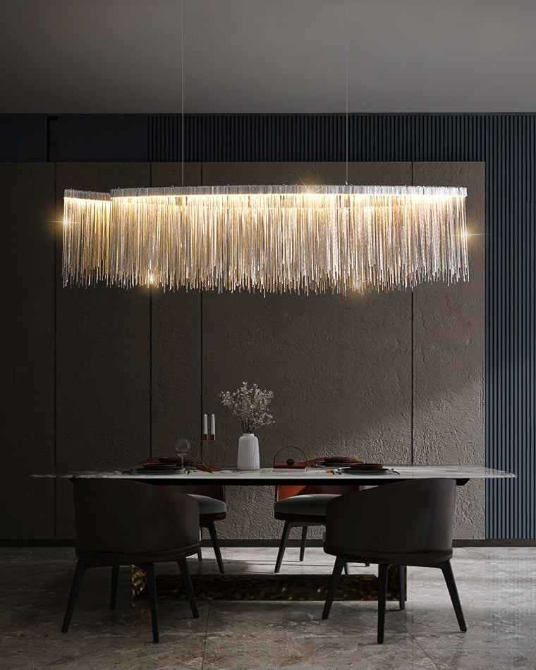 WOMO Fringe Round Chandelier-WM2062a