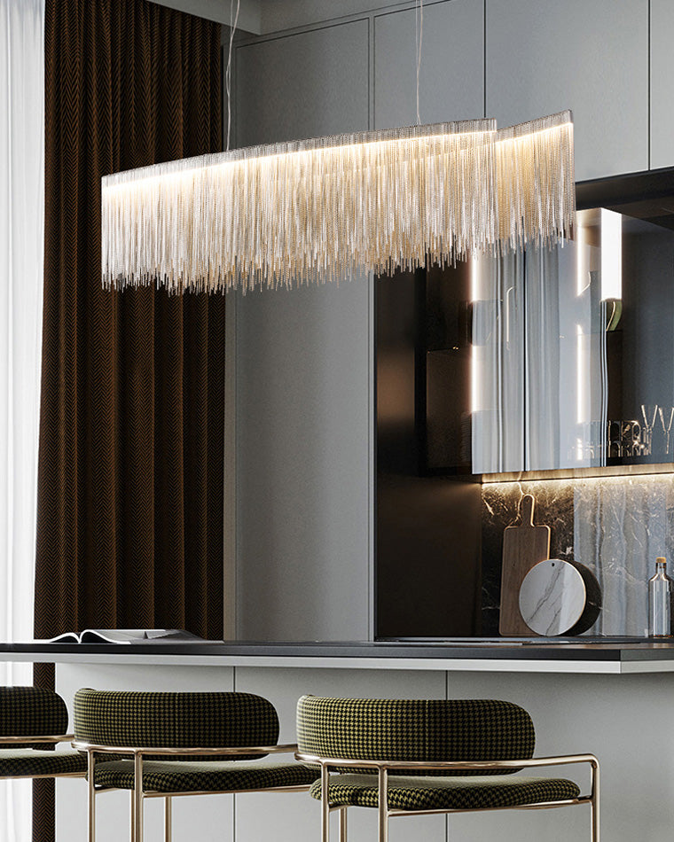 WOMO Fringe Round Chandelier-WM2062a
