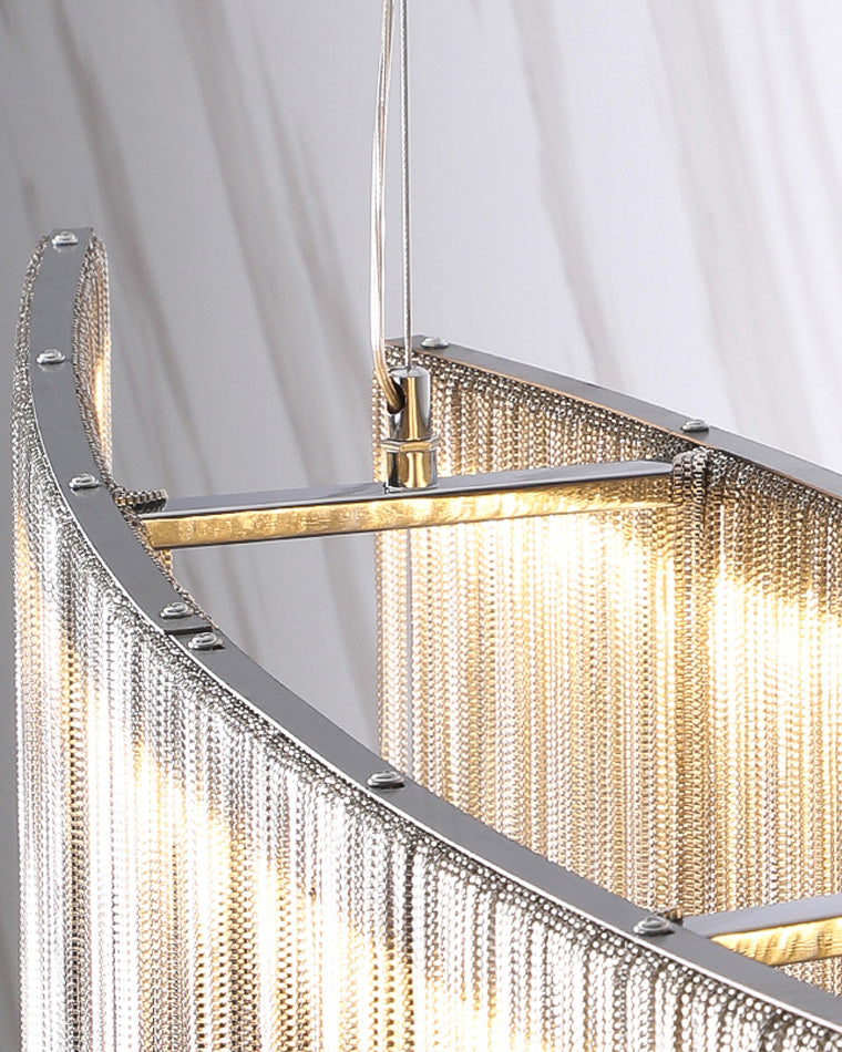 WOMO Fringe Round Chandelier-WM2062a
