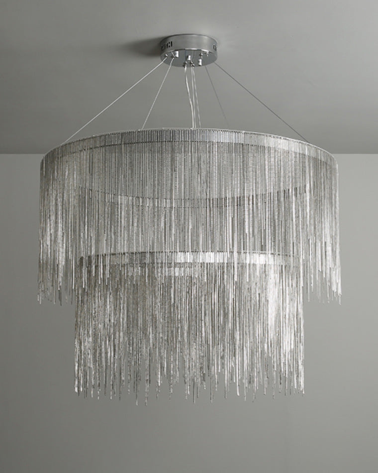 WOMO Fringe Round Chandelier-WM2062a