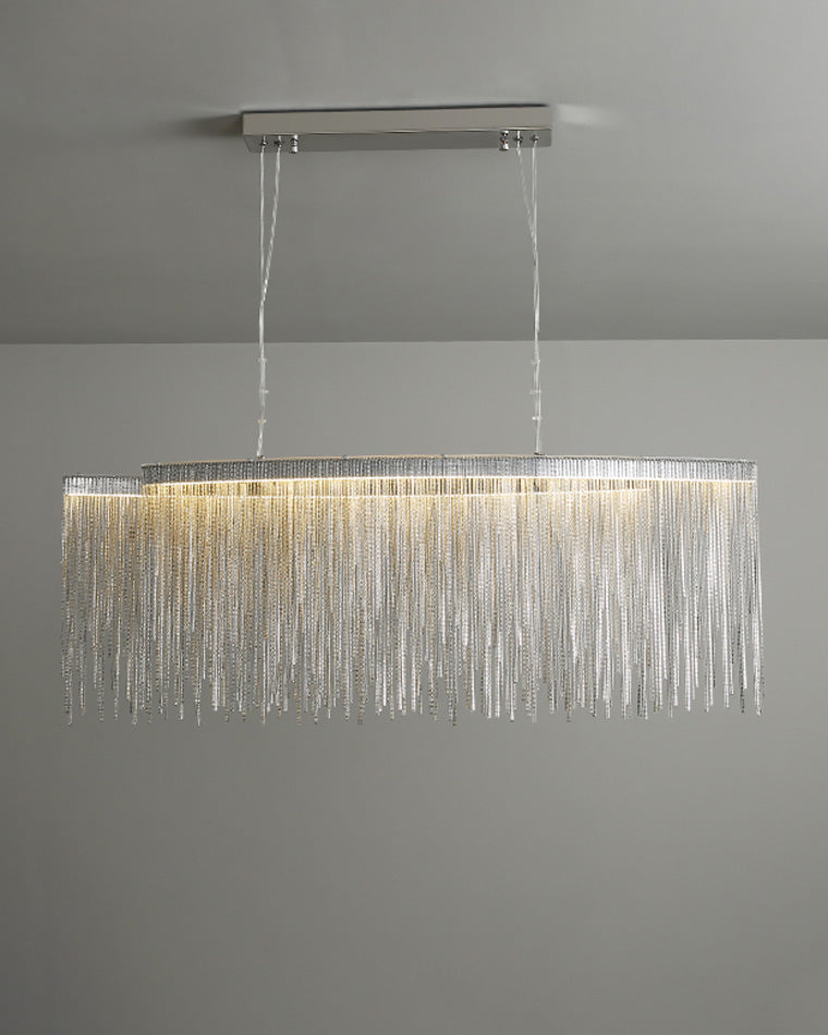 WOMO Fringe Round Chandelier-WM2062a