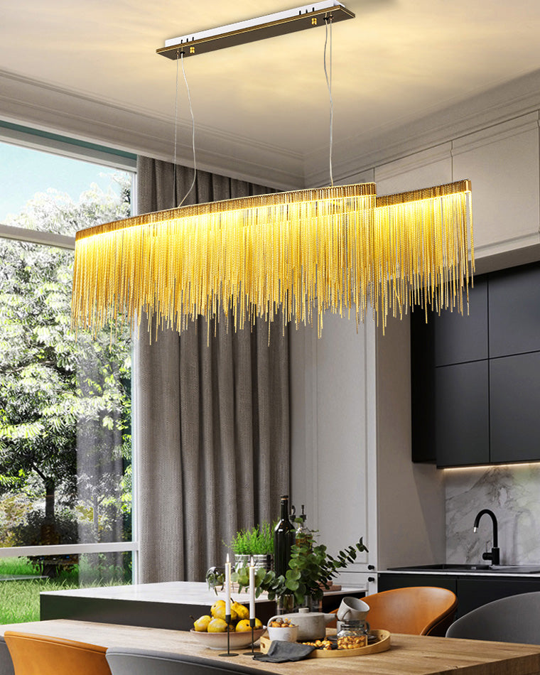 WOMO Fringe Round Chandelier-WM2062a
