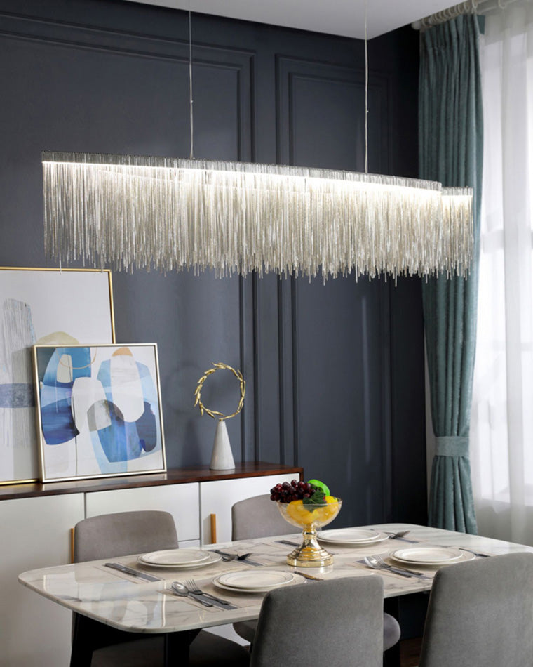 WOMO Fringe Round Chandelier-WM2062a