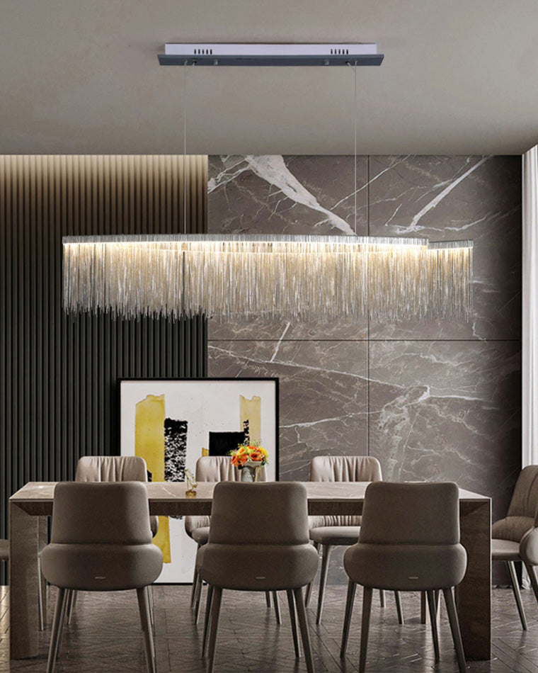 WOMO Fringe Round Chandelier-WM2062a
