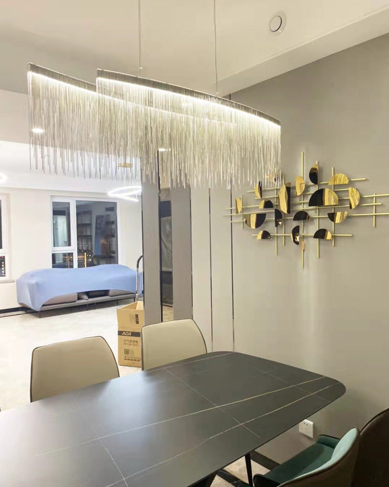 WOMO Fringe Round Chandelier-WM2062a