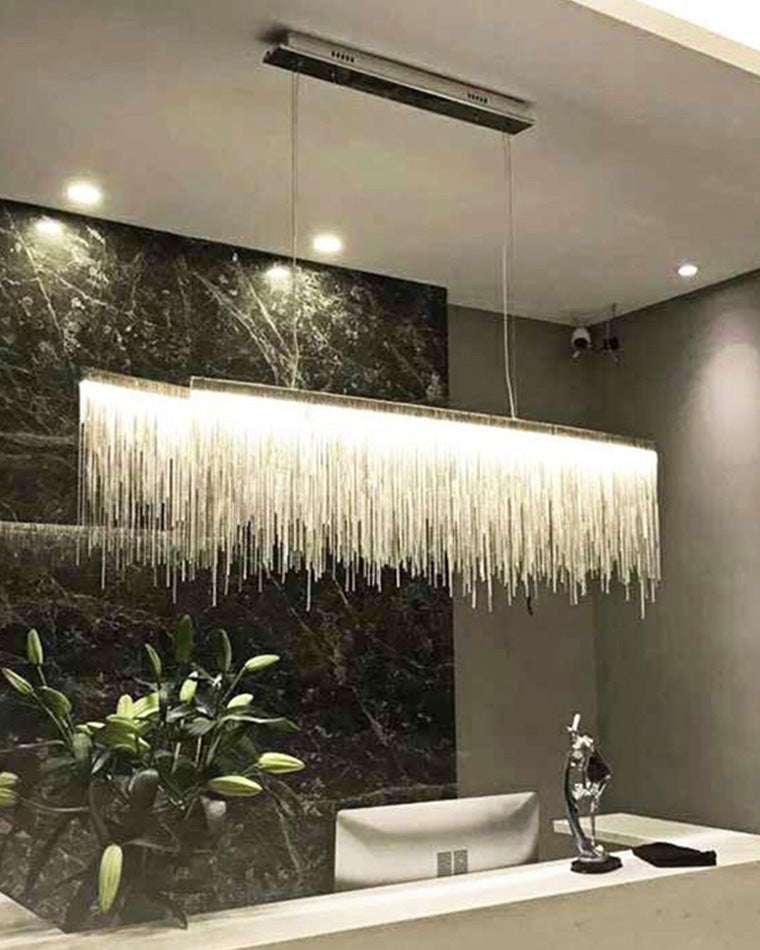 WOMO Fringe Round Chandelier-WM2062a