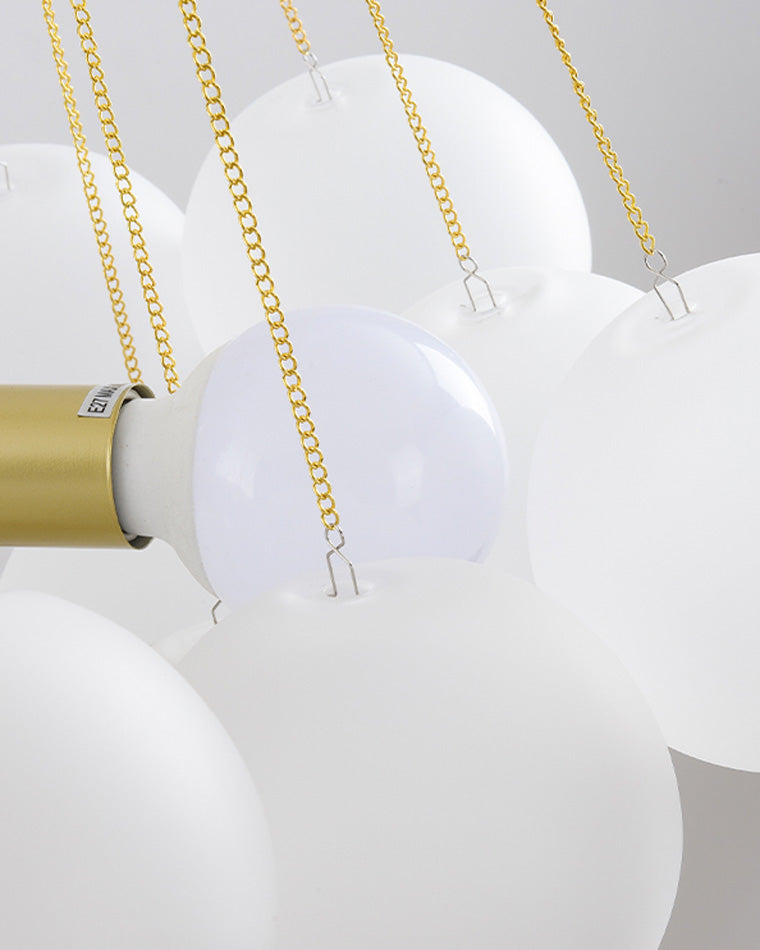 WOMO Frosted Glass Bubbles Chandelier-WM2068