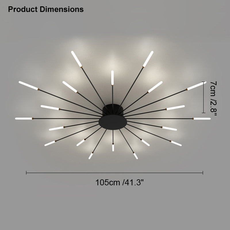 WOMO Fireworks Starburst Ceiling Light-WM1000