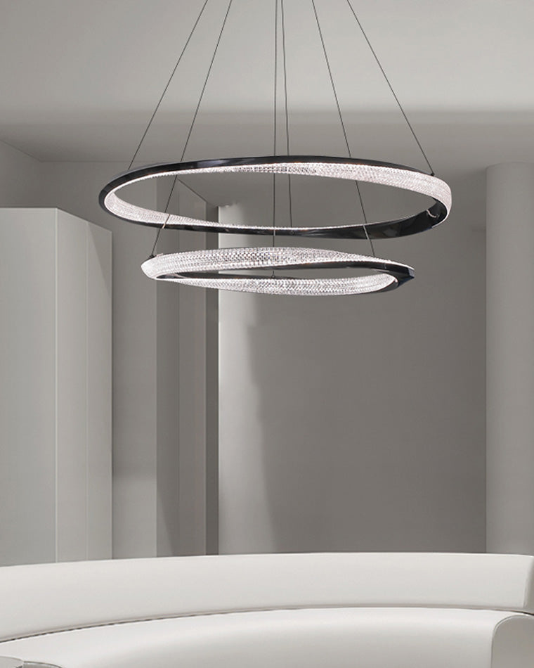 WOMO Möbius Circular LED Chandelier-WM2128