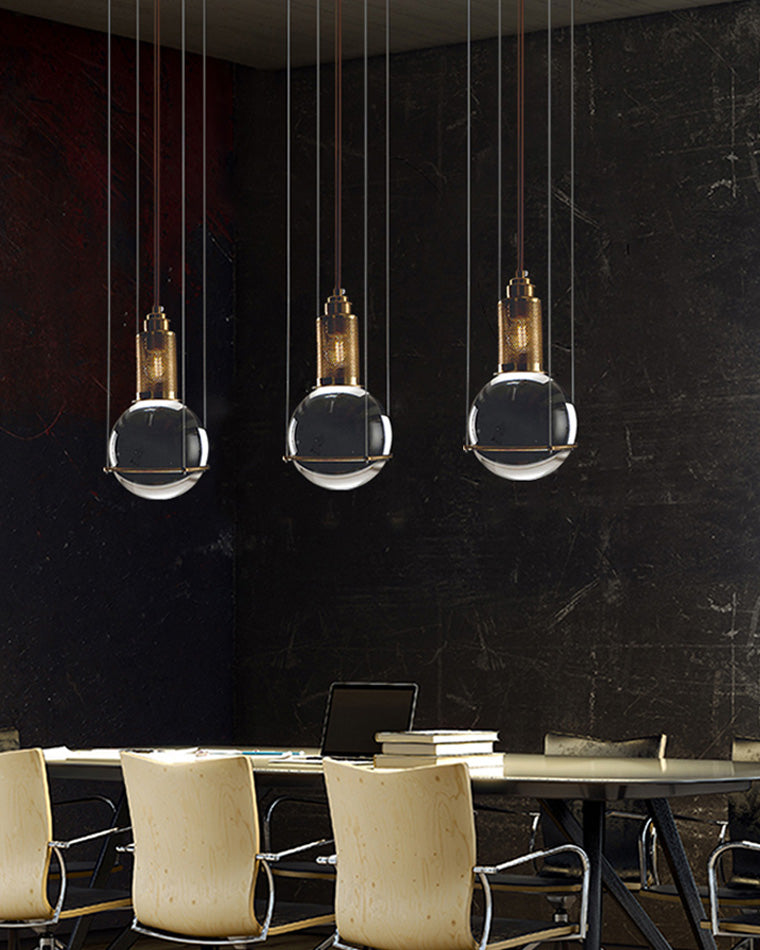 WOMO Single Crystal Globe Pendant Light-WM2139