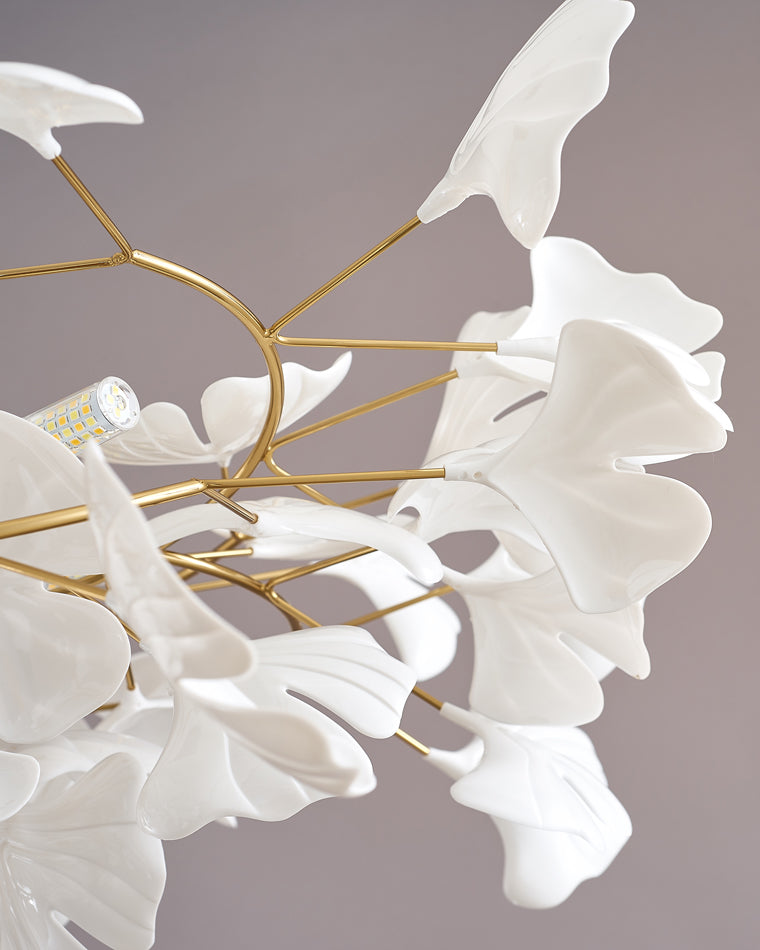 WOMO Ginkgo Leaf Chandelier-WM2205b