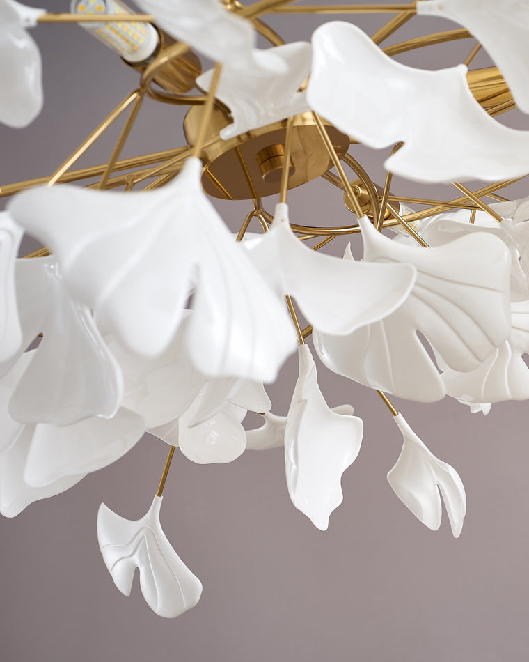 WOMO Ginkgo Leaf Chandelier-WM2205b
