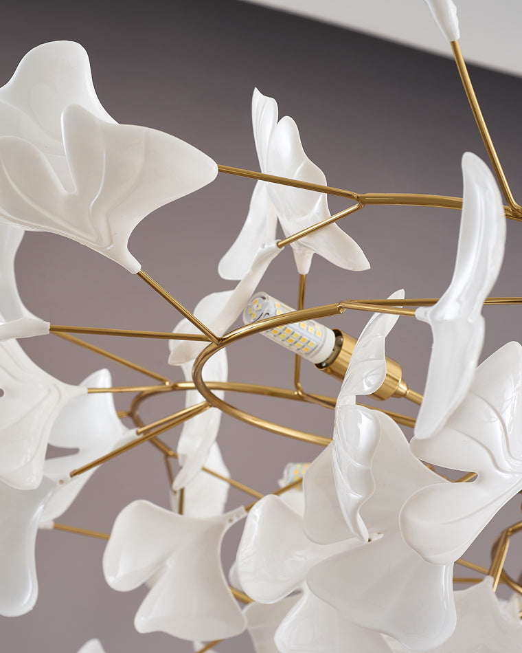 WOMO Ginkgo Leaf Chandelier-WM2205b