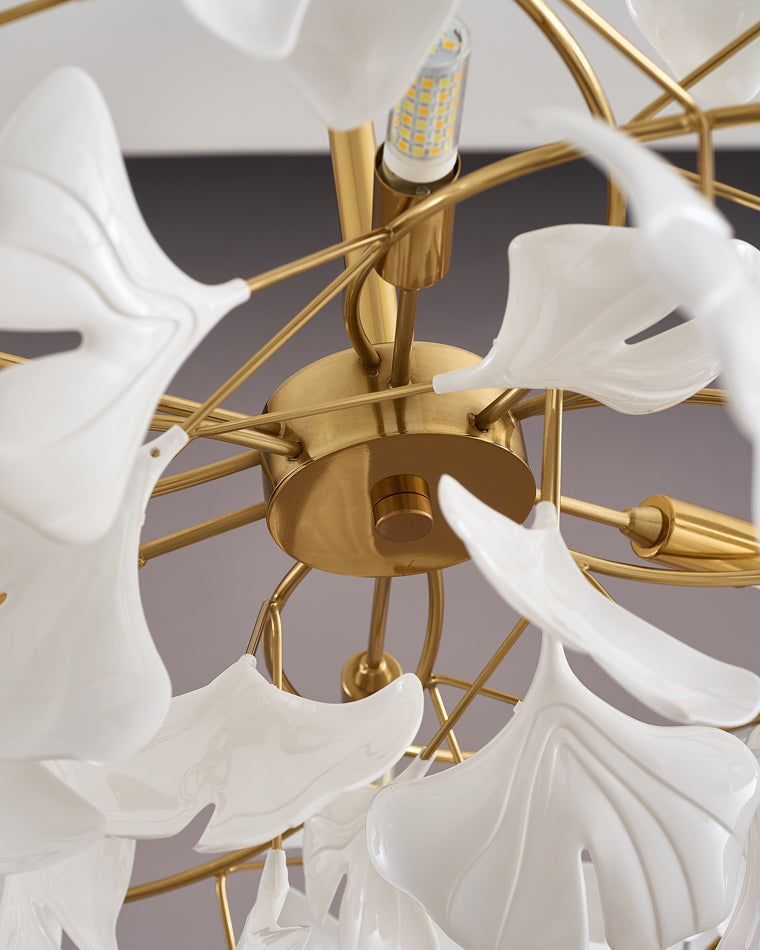 WOMO Ginkgo Leaf Chandelier-WM2205b