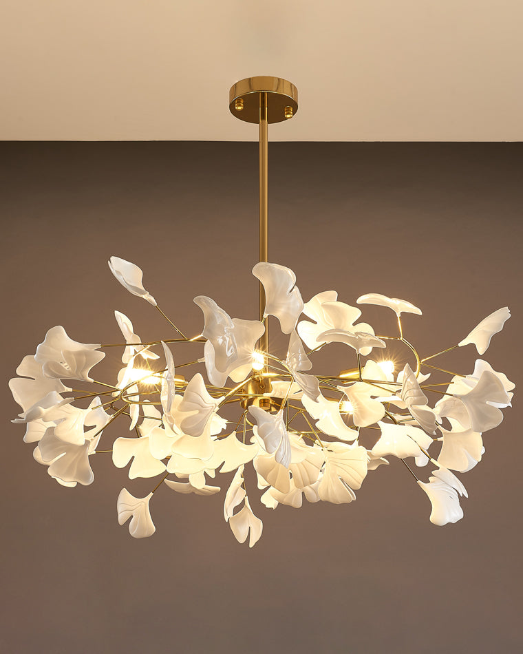WOMO Ginkgo Leaf Chandelier-WM2205b