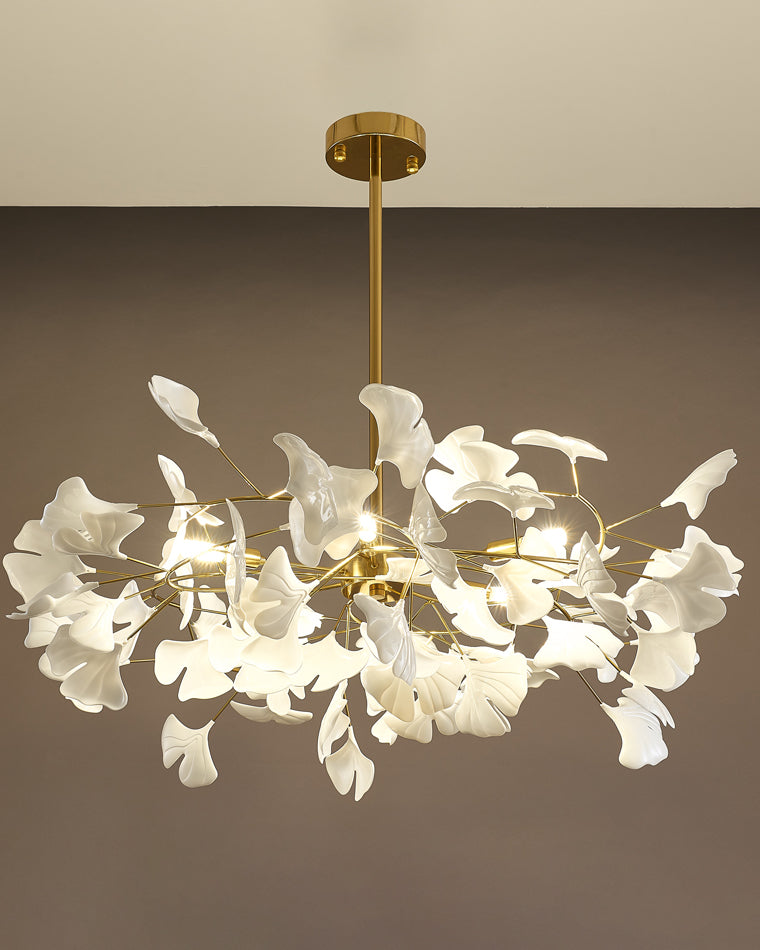 WOMO Ginkgo Leaf Chandelier-WM2205b