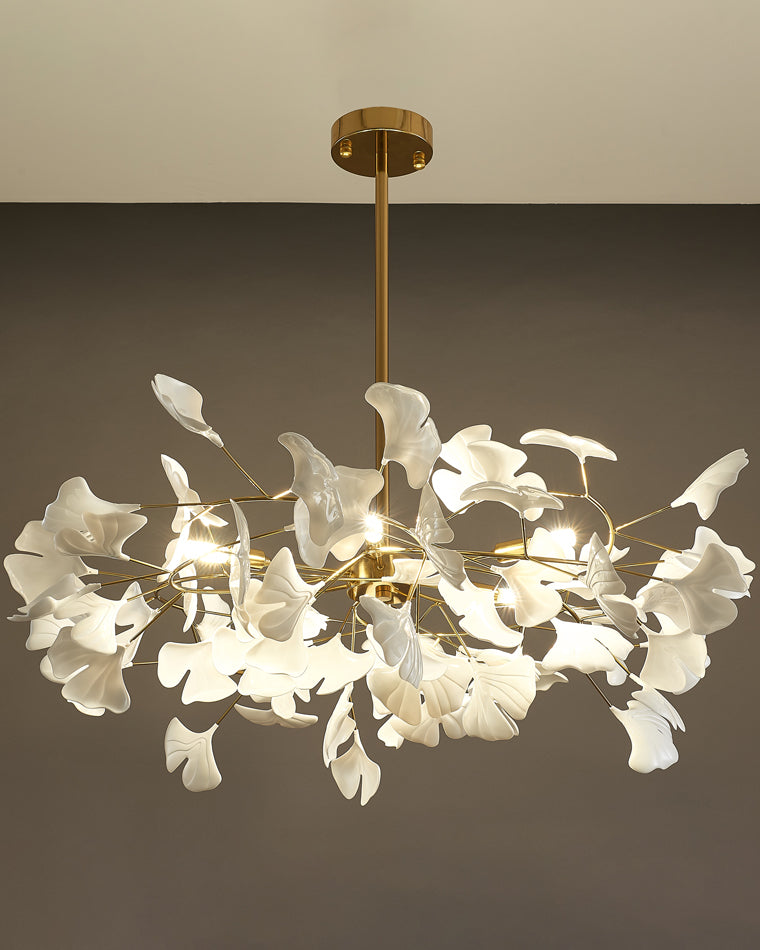 WOMO Ginkgo Leaf Chandelier-WM2205b