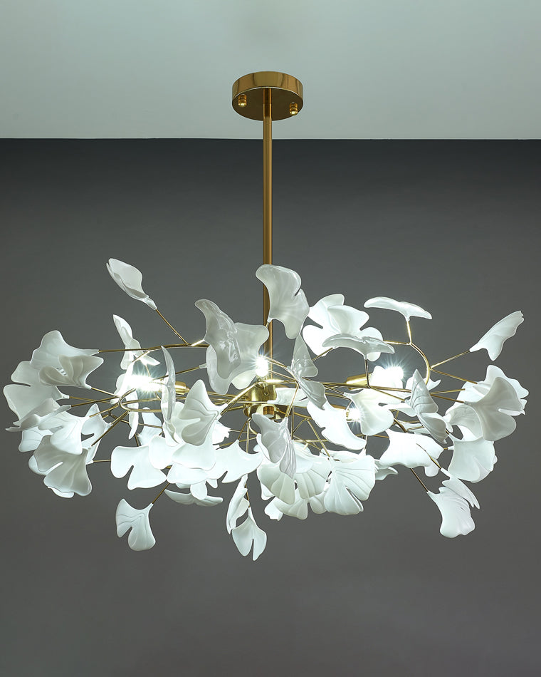 WOMO Ginkgo Leaf Chandelier-WM2205b