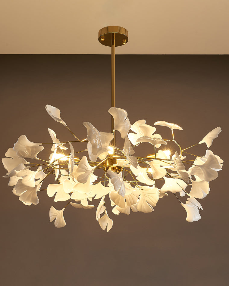 WOMO Ginkgo Leaf Chandelier-WM2205b