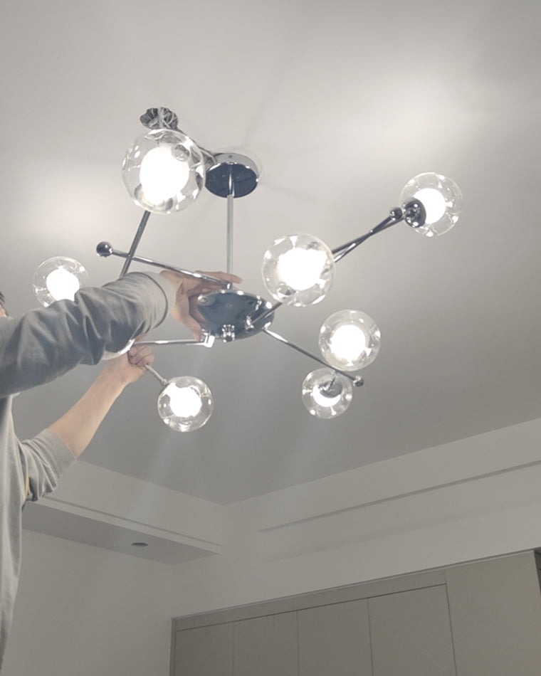 WOMO Blown Glass Chandelier-WM2256