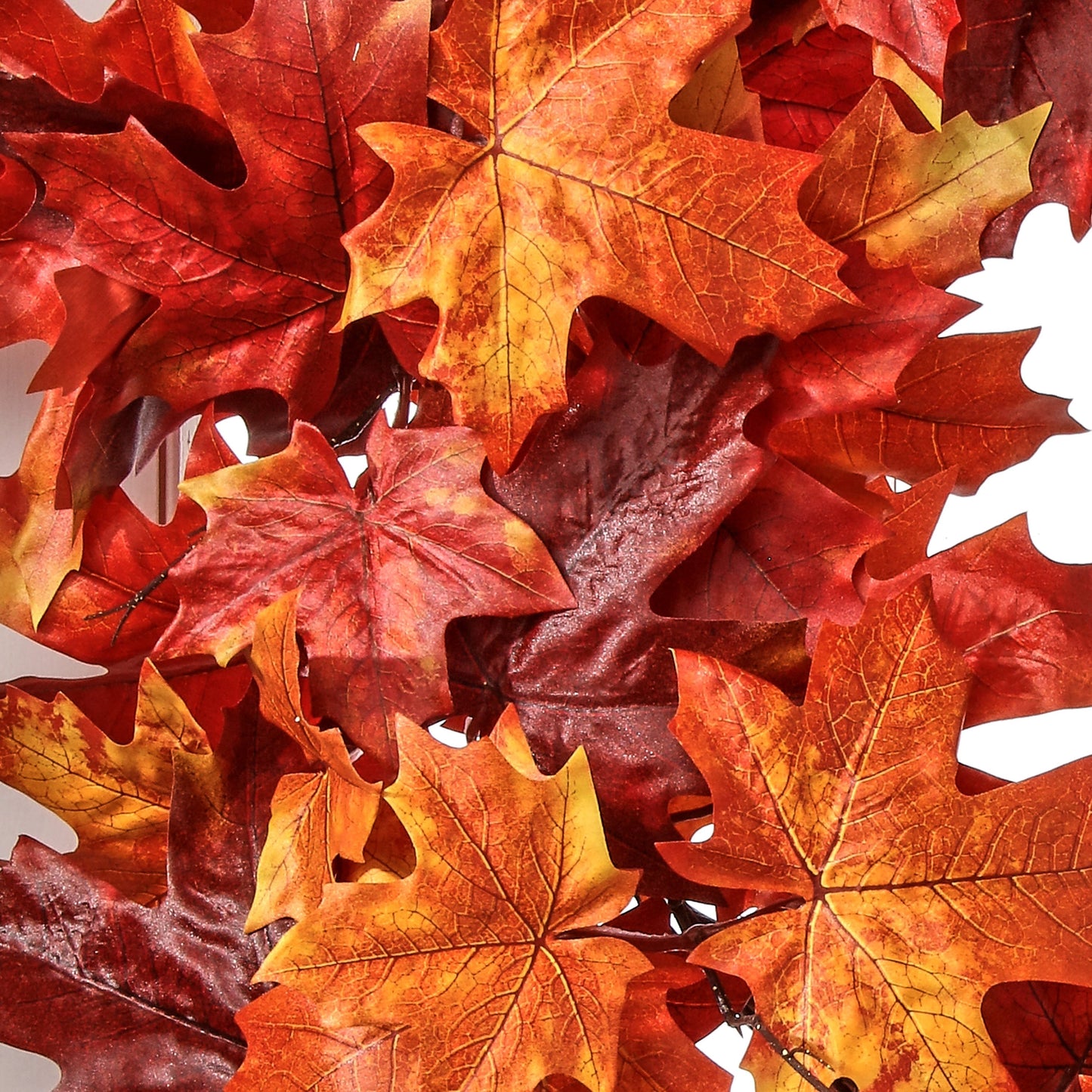 24" Festive Harvest Maple Wreath
