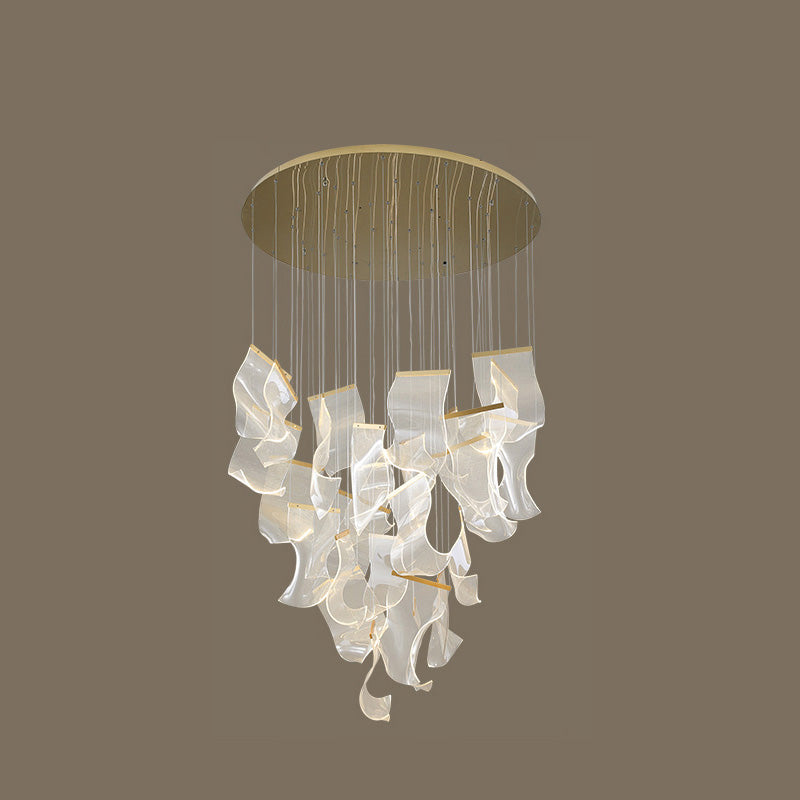 WOMO Breeze Dimmable Acrylic Chandelier-WM2158