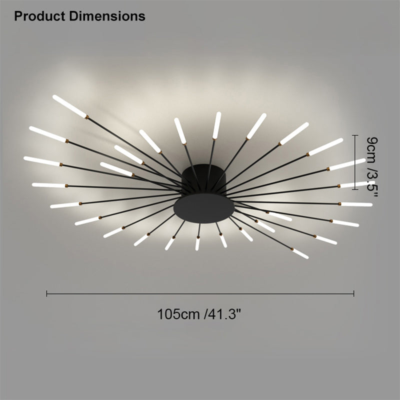 WOMO Fireworks Starburst Ceiling Light-WM1000