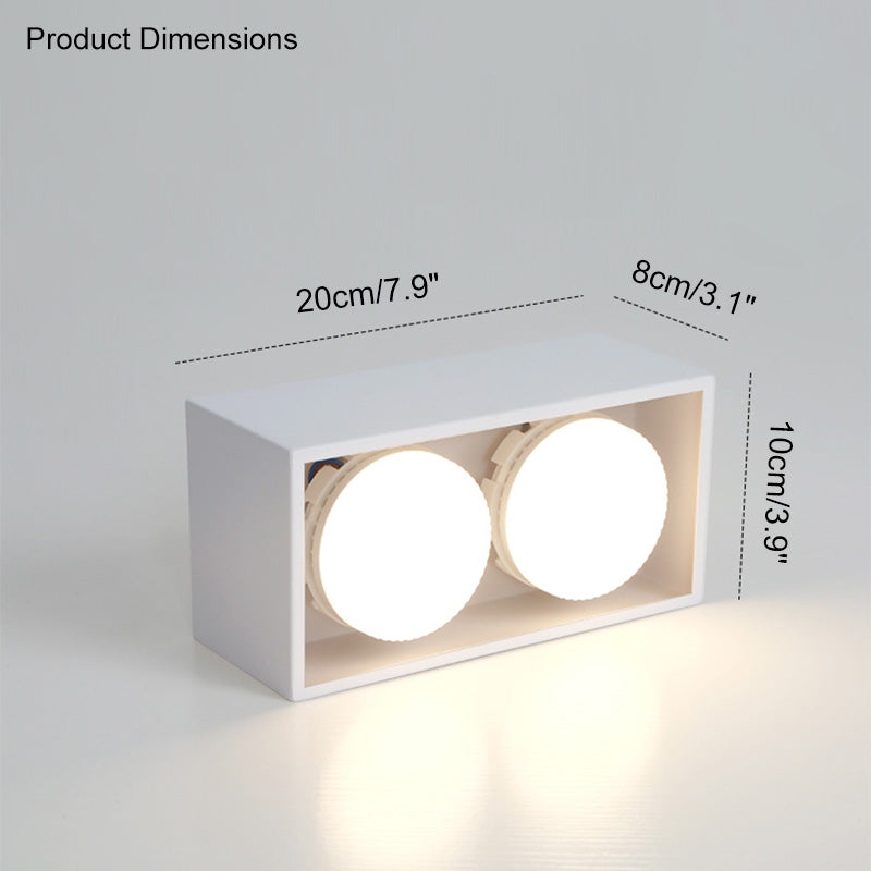 WOMO Square Flush Mount Ceiling Light-WM1023