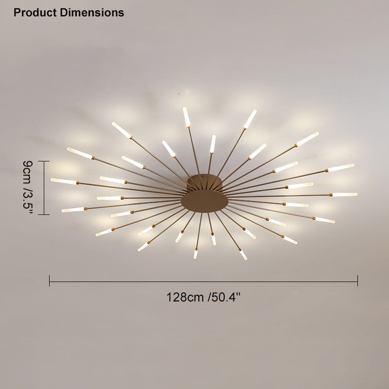 WOMO Fireworks Starburst Ceiling Light-WM1000