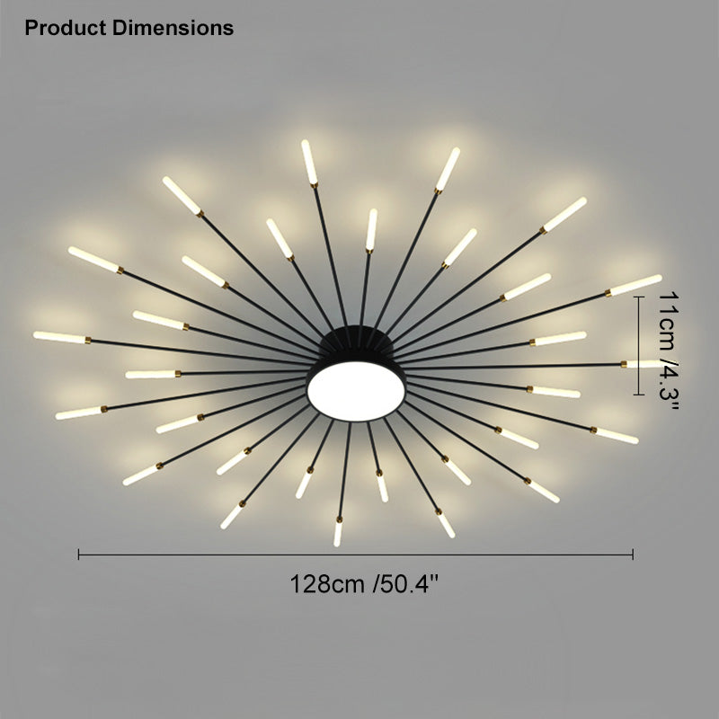 WOMO Fireworks Swirl Ceiling Light-WM1001