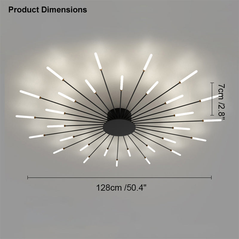 WOMO Fireworks Starburst Ceiling Light-WM1000