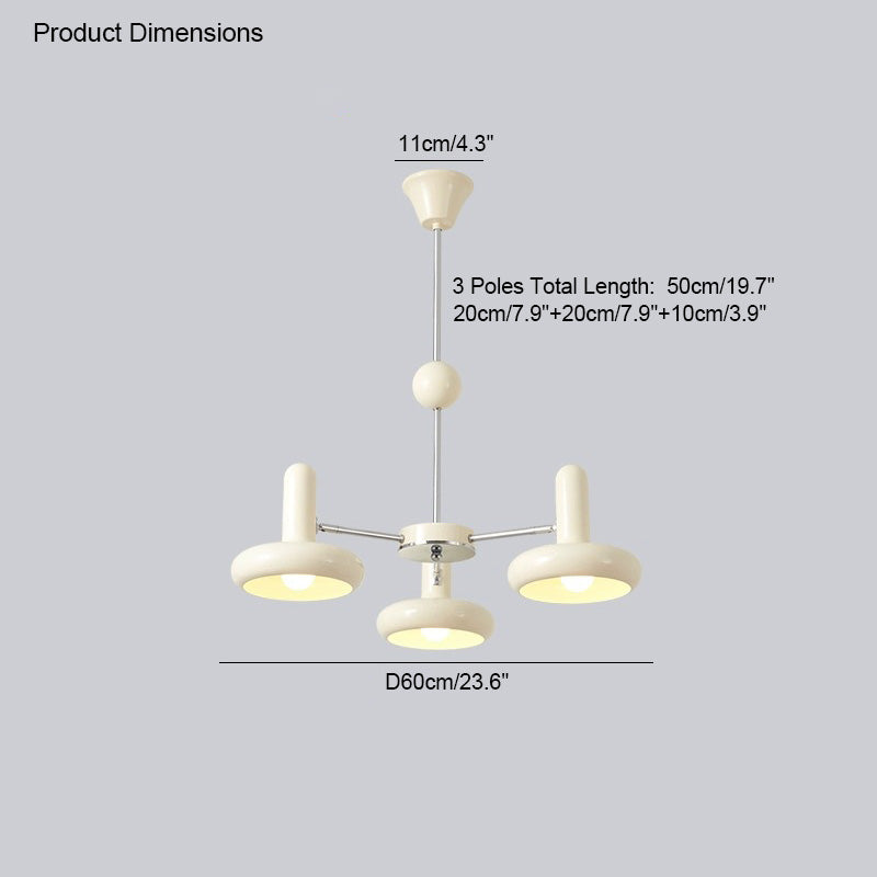 WOMO Adjustable Shaded Chandelier-WM2136