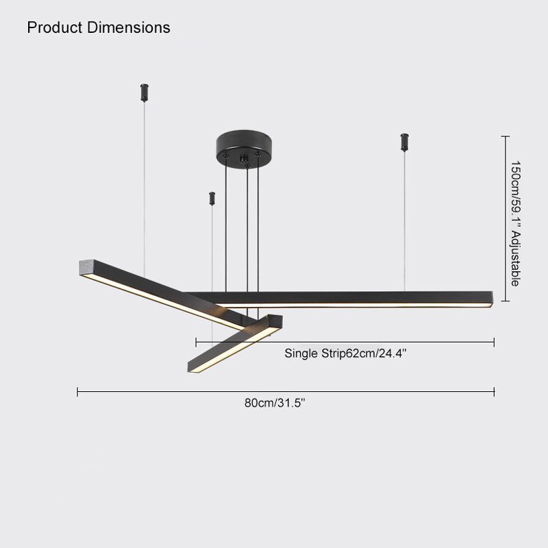 WOMO Multi Light Sticks LED Chandelier-WM2018