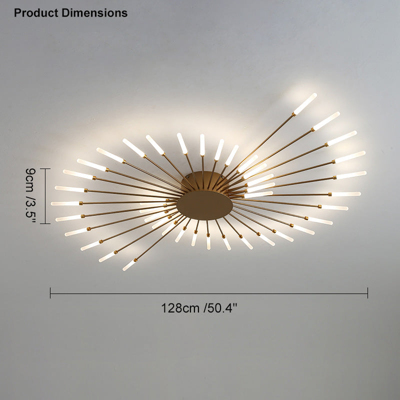 WOMO Fireworks Starburst Ceiling Light-WM1000
