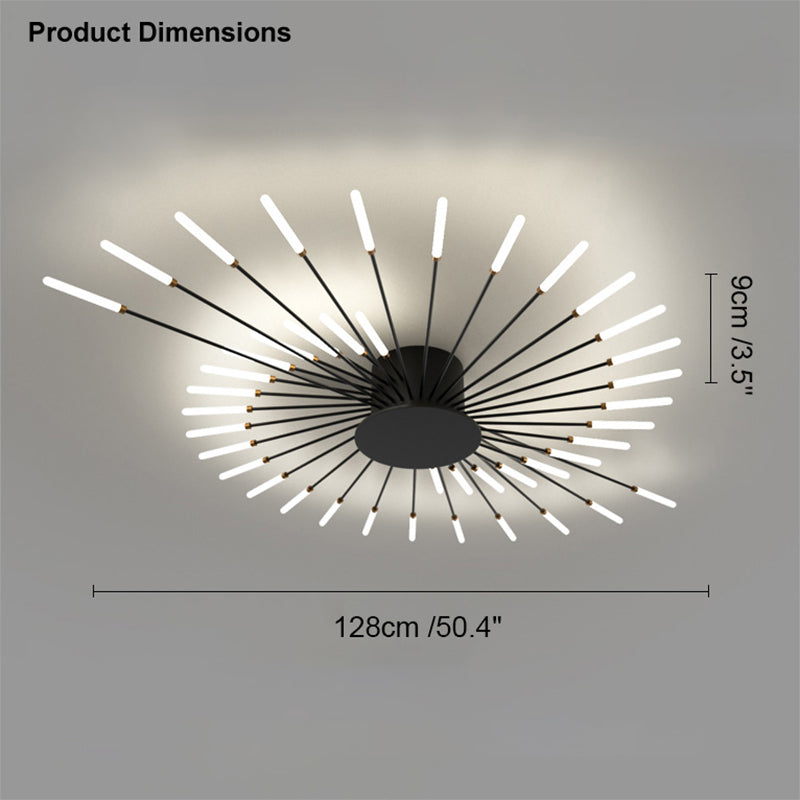 WOMO Fireworks Starburst Ceiling Light-WM1000